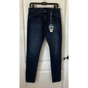 Adriano Goldschmied AG Farrah Skinny in Valt High Rise Stretch Blue Jeans 31 NWT